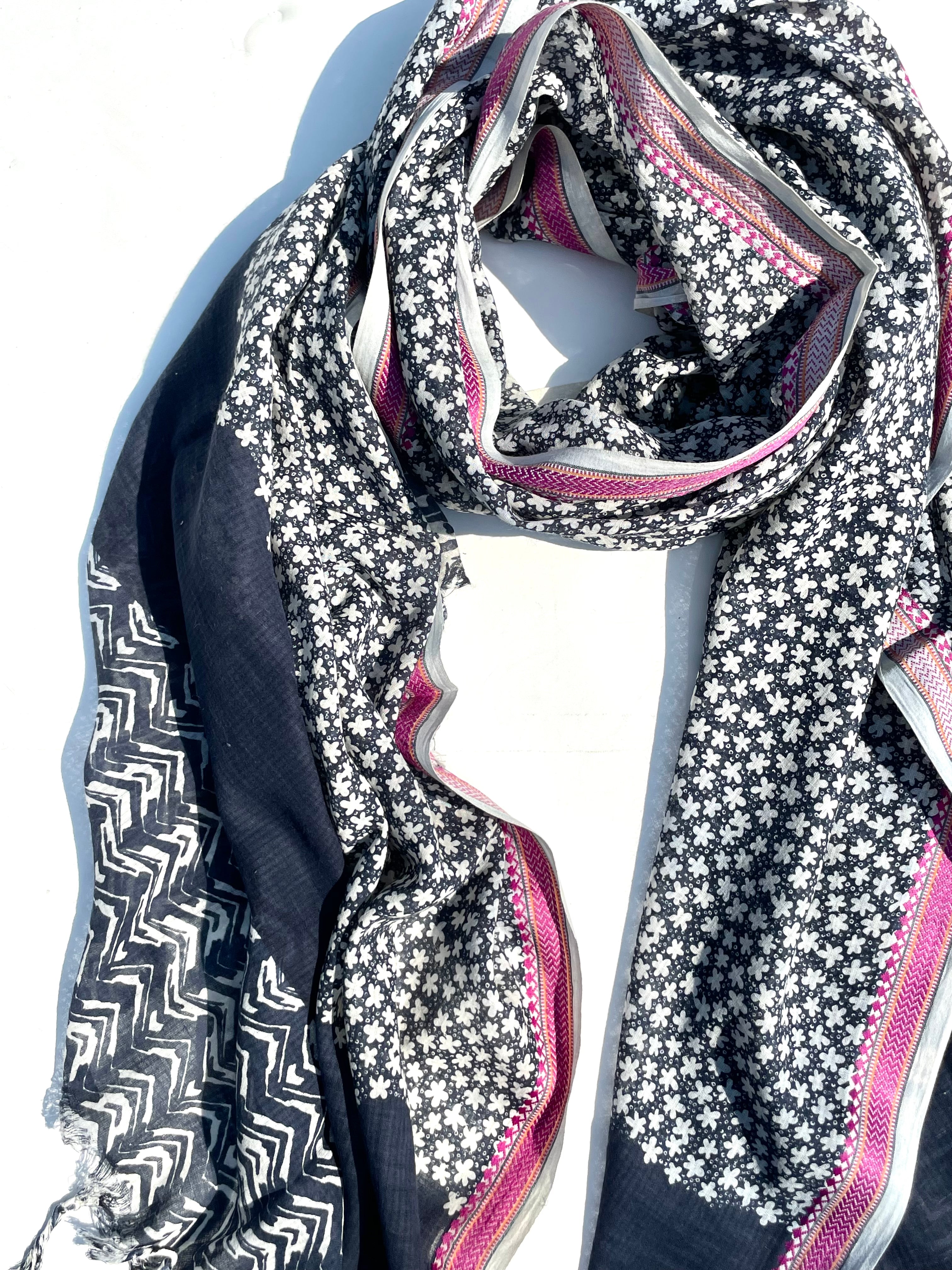 Indigo Organic Cotton Shawls – Parekh Bugbee