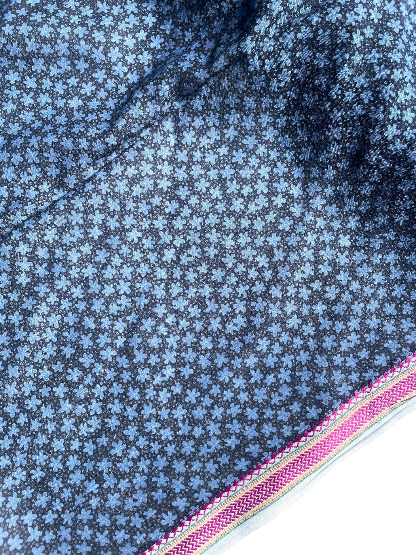 Tipki Indigo Organic cotton shawl